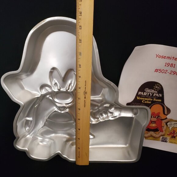 Wilton Cake Pan Yosemite Sam Looney Tunes Warner Brothers Color Instructions - Picture 3 of 9
